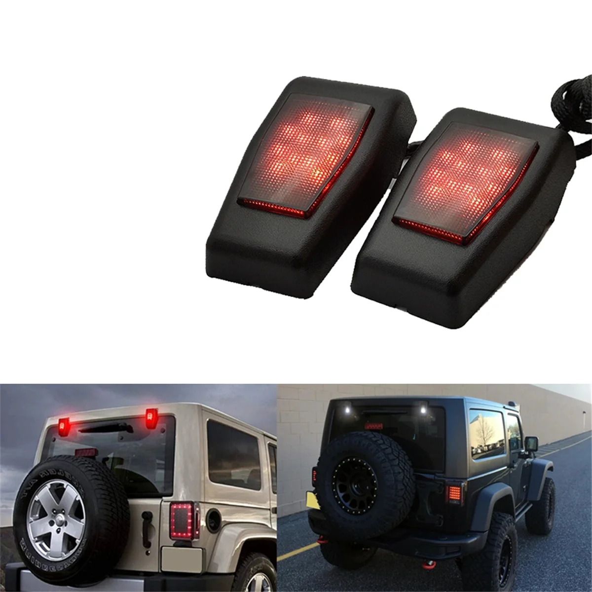 Фонари для Jeep Wrangler JK 2007-2017 задние тормозные фонари |