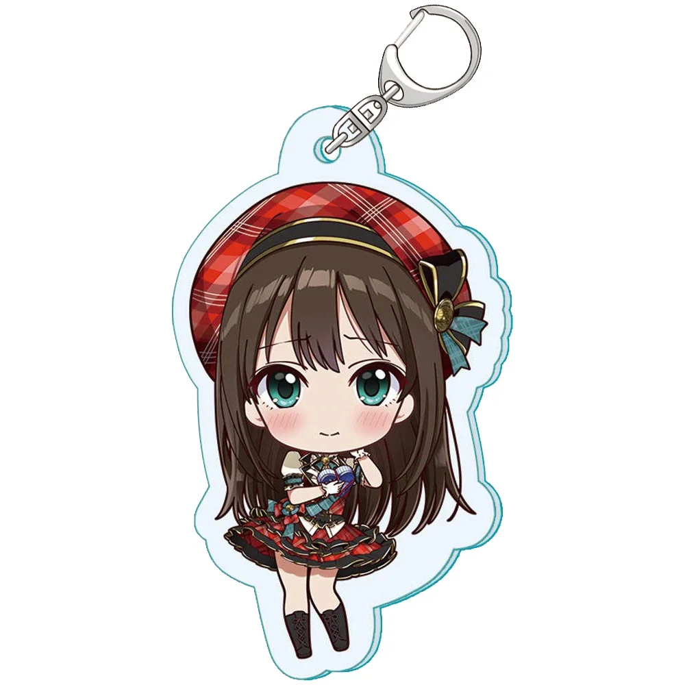 Магазин аниме THE IDOLM@STER Saki Temari Kotone Mao Lilja HD персонажи акриловый брелок кулон