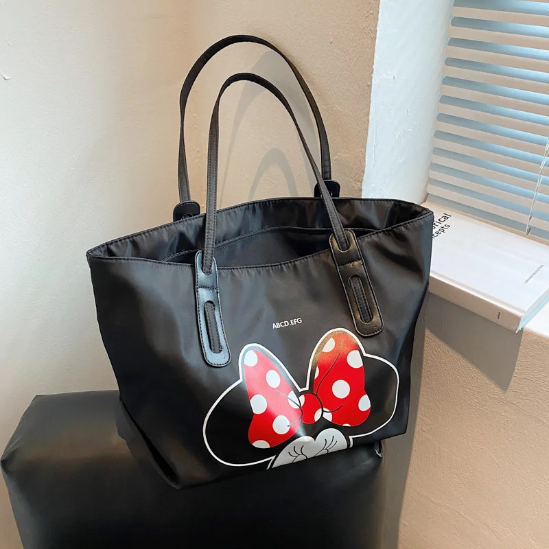 

Disney Mickey Mouse ladies shoulder bag new cartoon cute printing portable shopping bag cartoon tote bag mommy bag