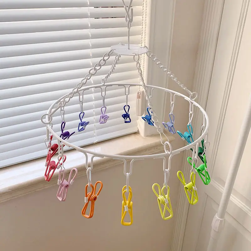 

Same clothes-horse dormitory with multiple clamp blow falls within the socks hangers disc multi-function candy color proof