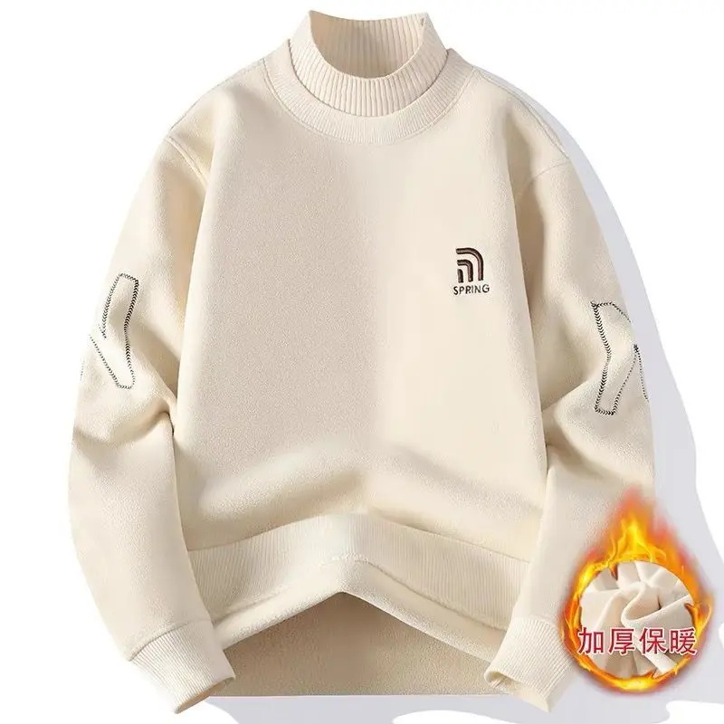 

golf wear 2023 winter New Men's Golf Long Sleeve Fur to keep warm Outdoor Pullover men's golf wear clothes golf shirs men golf