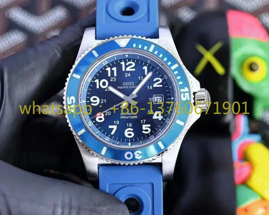 Роскошные новые автоматические часы для мужчин механические Superocean нержавеющая