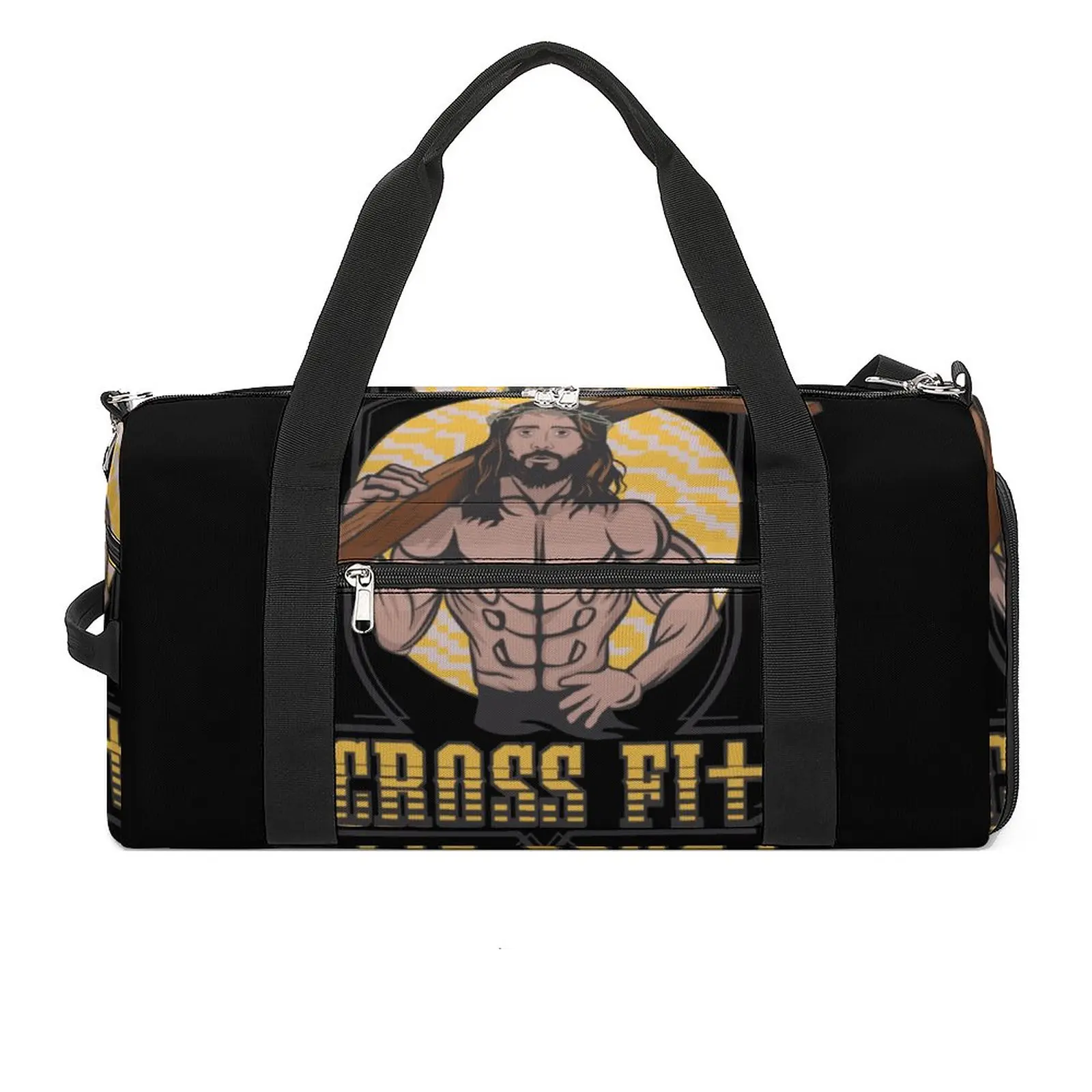 

Christian Gym Bag Jesus CrossFit Training Sports Bags Men Design Gym Accessories Cute Fitness Bag Outdoor Handbags