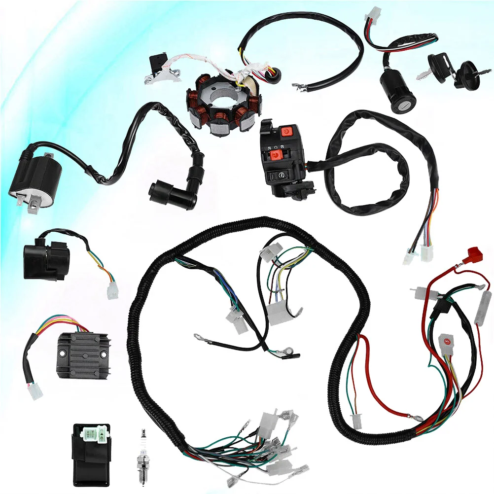 

1 Set ATV Assembly Ignition Coil Spark Plug Engine Ignition Coil Engine Scooter Atv Accessory Switch Assembly for Atv