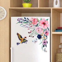 new plant flower decoration wall stickers toilet toilet stickers refrigerator stickers simple creative wall stickers