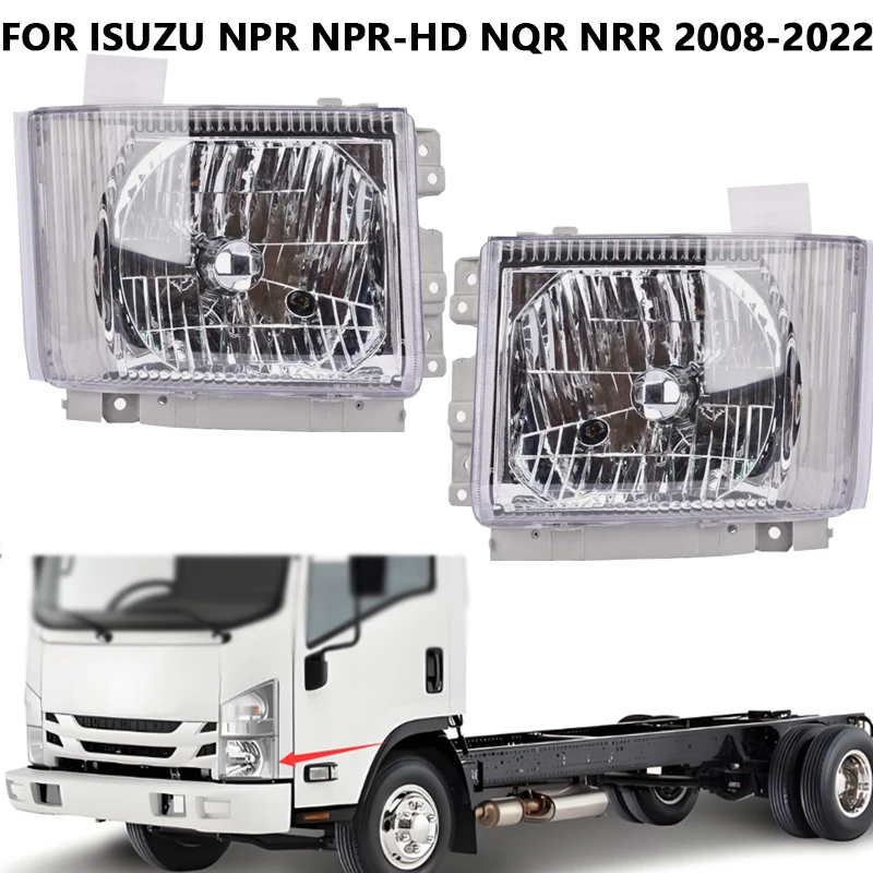 Фото Автомобильная фара противотуманная фара для ISUZU NPR NPR-HD NQR NRR 2008-2022 для GMC W4500 W4000 Truck 2008-2010, фара указателя поворота №1