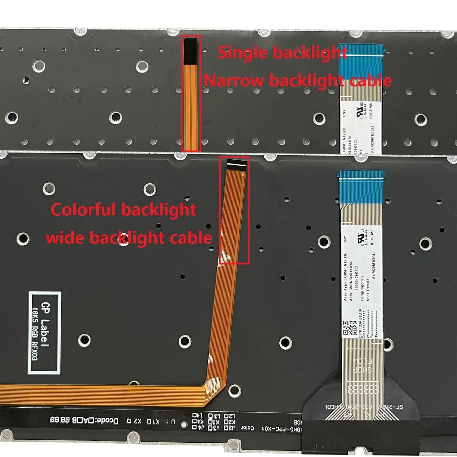 Новая клавиатура для ноутбука Acer Nitro 5 AN515-56 AN515-57 AN515-58 AN515-45 Helios 300 PH315-54 N22C1 N20C1