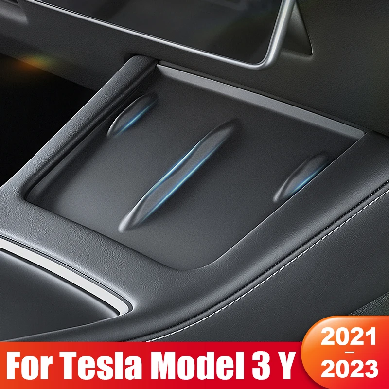 

For Model 3 Model Y 2021 2022 2023 2024 Silicone Anti-skid Pad car Phone Wireless Charging Pad Non-slip Mat Auto Car Accessories