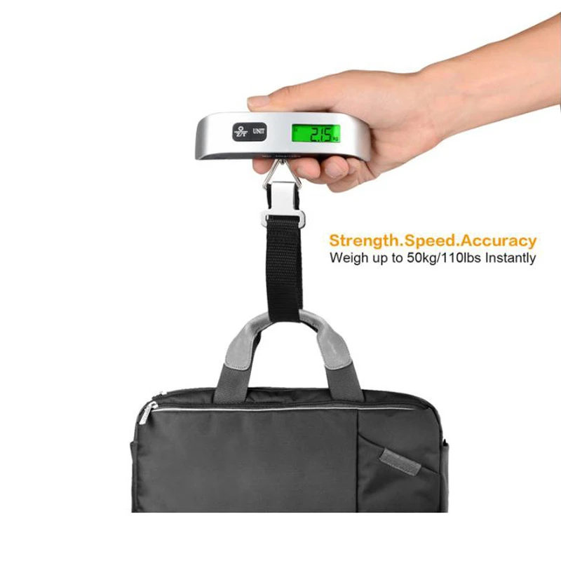 50kg 10g Digital Scale Electronic Balance Pocket Luggage Hanging Scale Suitcase Travel Weighing Scale Baggage Bag Weight Tool images - 6