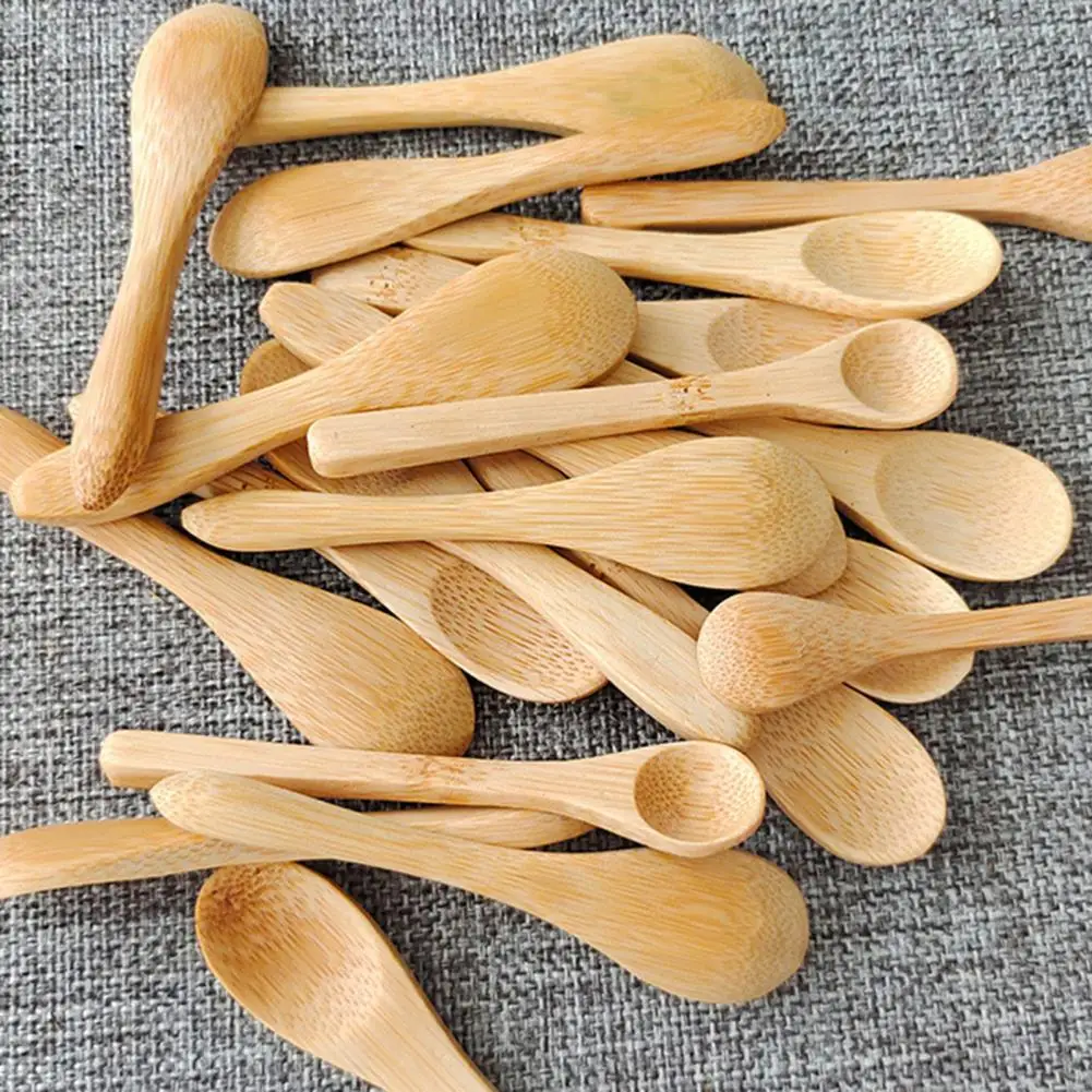 

Fine Workmanship Multipurpose Kids Wooden Yogurt Spoon Kitchen Supplies