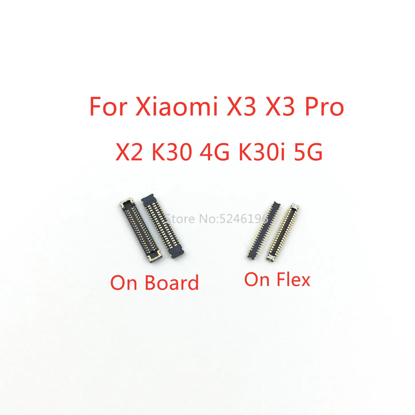 5-10 шт. USB зарядное устройство порт для зарядки FPC разъем 40Pin для Xiaomi Mi Pocophone Poco X3 NFC X3 Pro X2 K30 4G 5G K30i разъем на плате (art.: 3920c1dd7fbdd) - 3920c1dd7fbdd