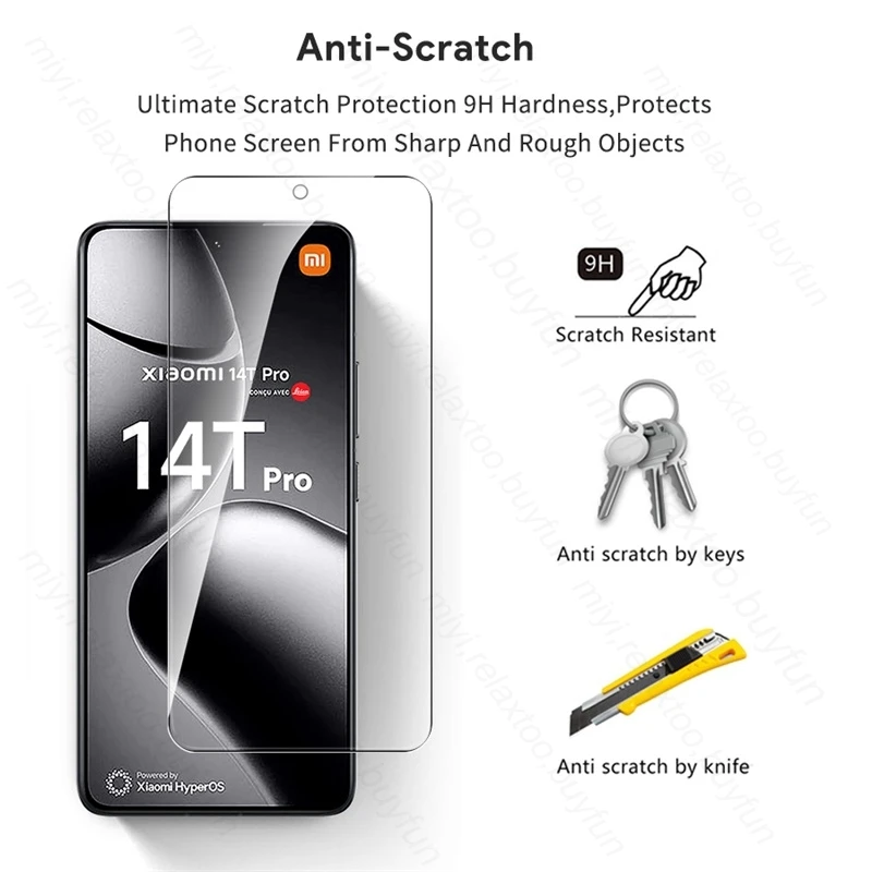 Защитное стекло для Xiaomi 14 T Pro 5G защитное 8 в 1 Xiomi Mi14T Mi 13T 12T 11T 10T 9T зеркальная пленка