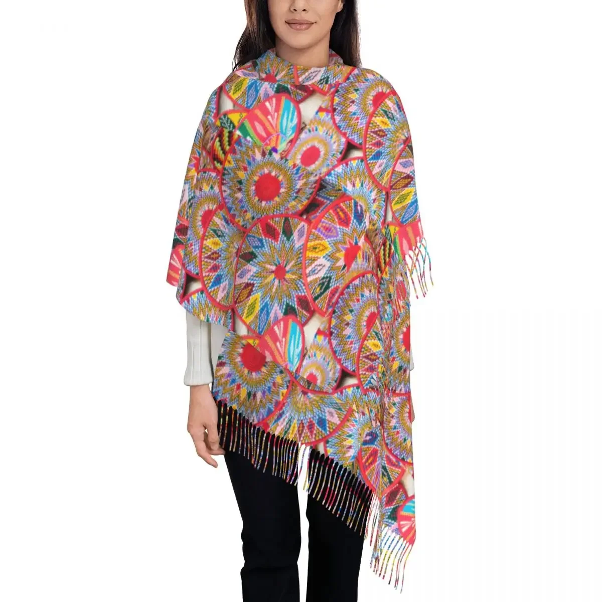 Женский Большой Эфиопский мягкий теплый фотошарф