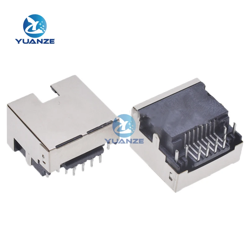 

5 шт. SP32 RJ45 сетевой Ethernet гнездовой разъем 8P8C гнездовой разъем Щит сломанная плата затопленная плата