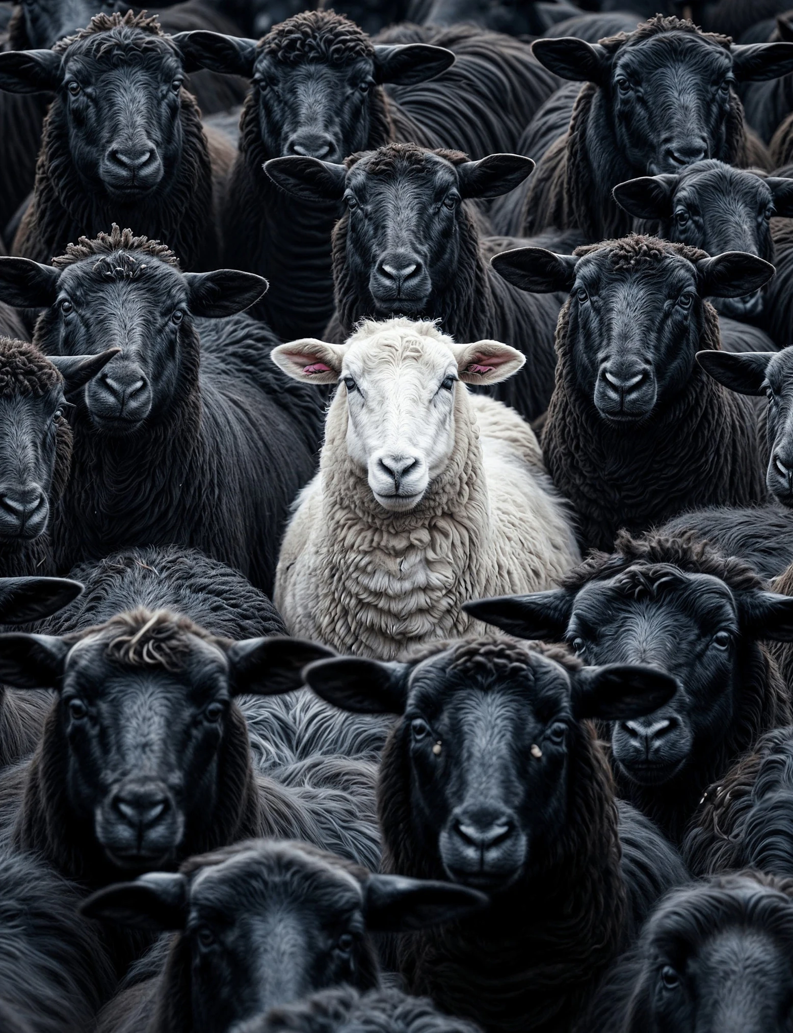 

Современные черно-белые овцы, портретная фотография с животными, художественный постер, холст, картины, настенные художественные фотографии, офисное кафе, домашний декор