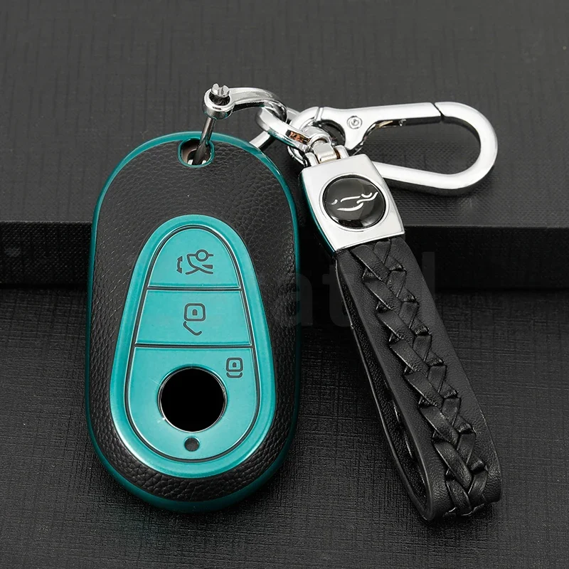 Кожаный чехол из ТПУ для автомобильного ключа Mercedes Benz C S A Class W206 W223 S350 C260 C300 S400 S450