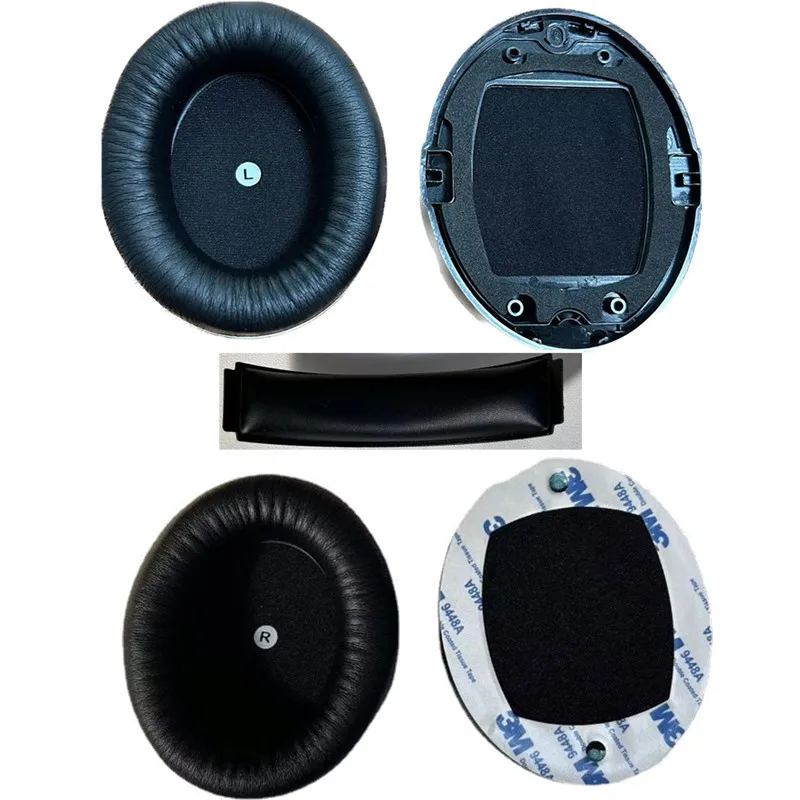 

Replacement 1 Pair Ear Pads or Earpads Headband For S Kingston HyperX Cloud Orbit Headphones Ear Pads Headset Foam Cushion black