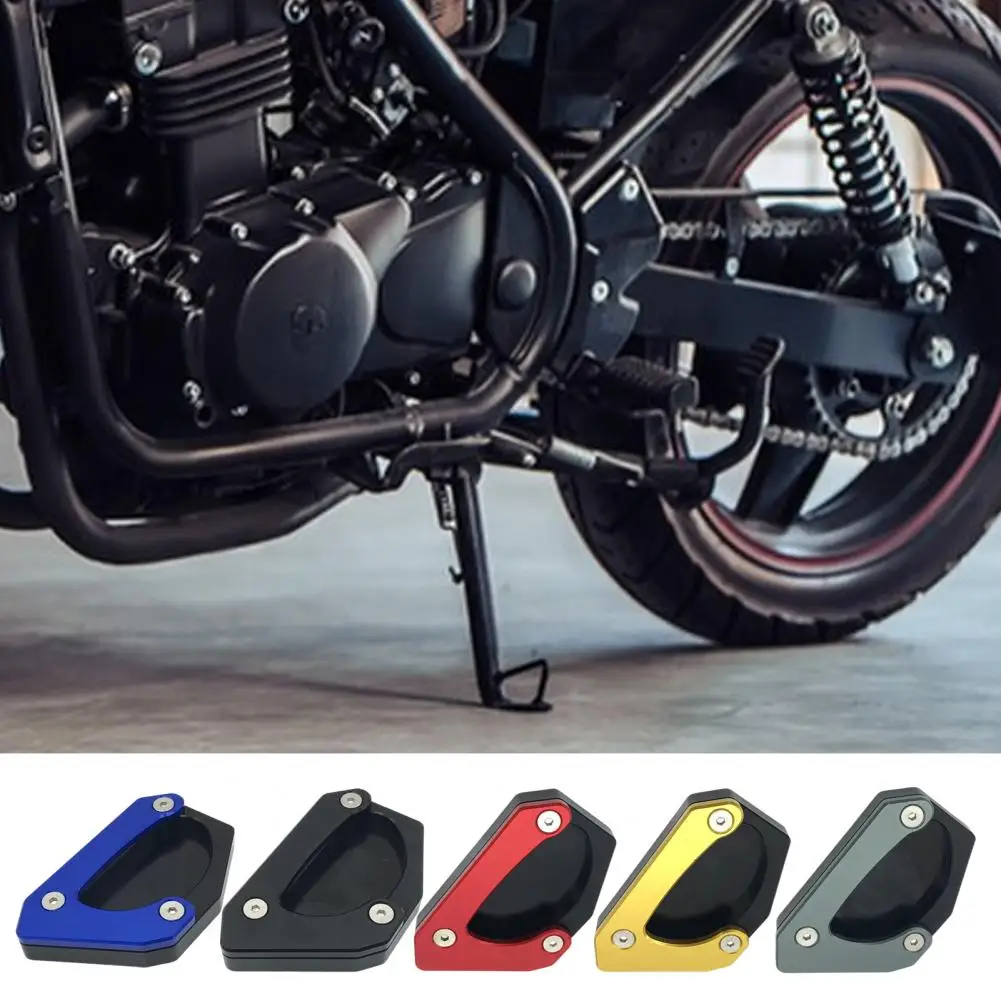 

Side Stand Pad Excellent Off-road Motorbike Kickstand Foot Support Pad Extension Replacement Motorcycle Side Stand