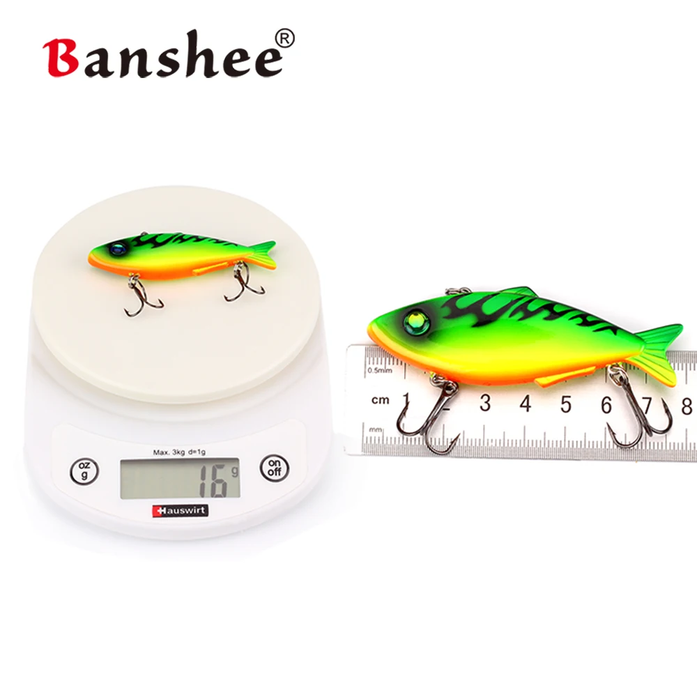 Banshee 80 мм 16 г Vibe кренкбейты приманка для рыбной ловли воблер со звуком погремушка