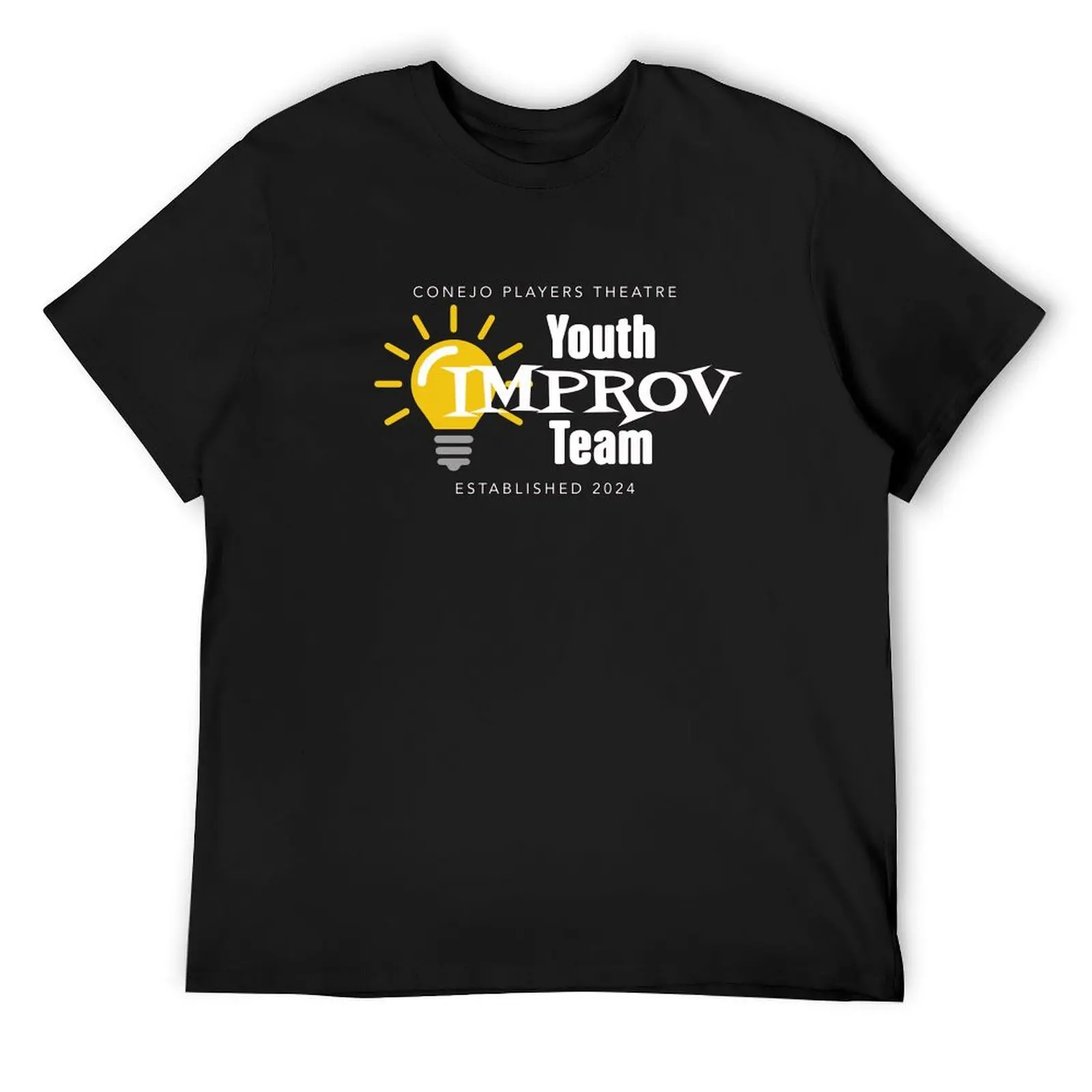 Conejo Players Youth Improv Team футболка черные футболки с рисунком винтажные аниме вещи