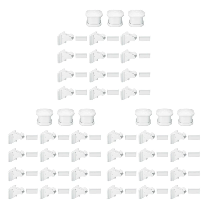 

90 Pcs Magnetic Cabinet Drawer Cupboard Lock Kids Baby Safe Child Proof Kit