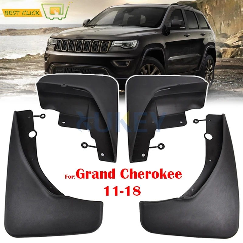 

Передние и задние автомобильные брызговики для Jeep Grand Cherokee WK2 2011 2012 2013 2014 2015 2016 2017 2018 брызговики брызговики