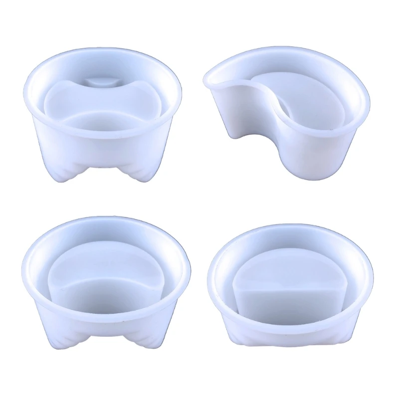 

Круглая силиконовая форма для цветочного горшка, плантатор для суккулентов, форма для держателя для бетона