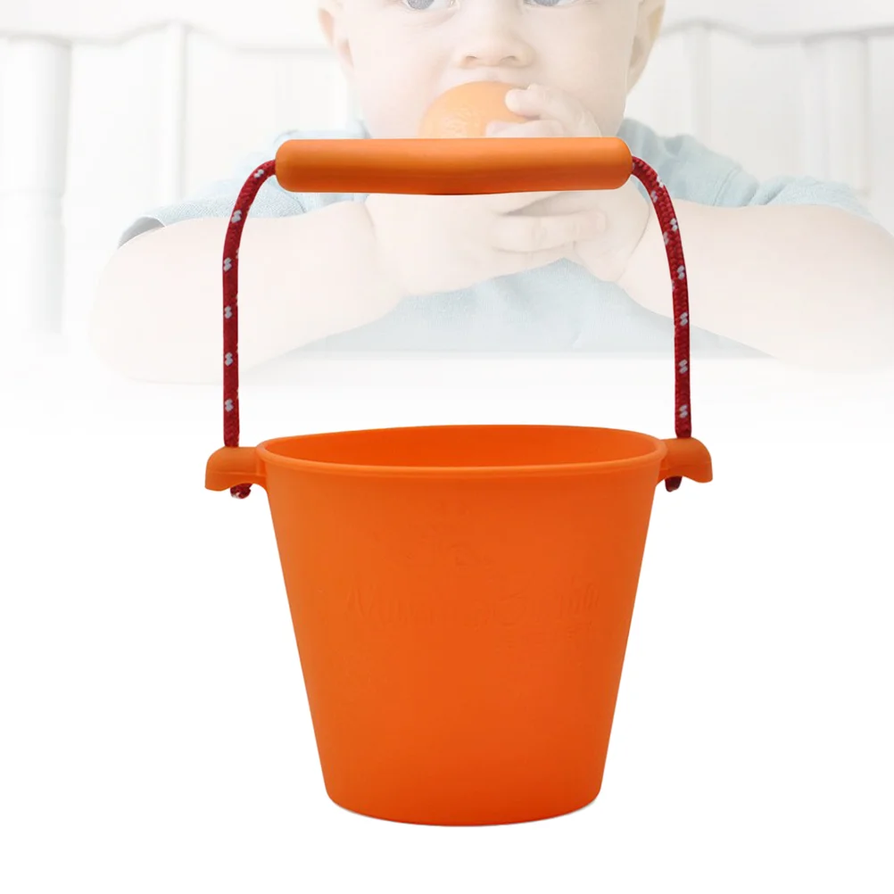 

Bucketcollapsible Water Folding Foldable Beach Sand Portable Outdoor Small Fishing Container Pail Outside Camping Kidshandle