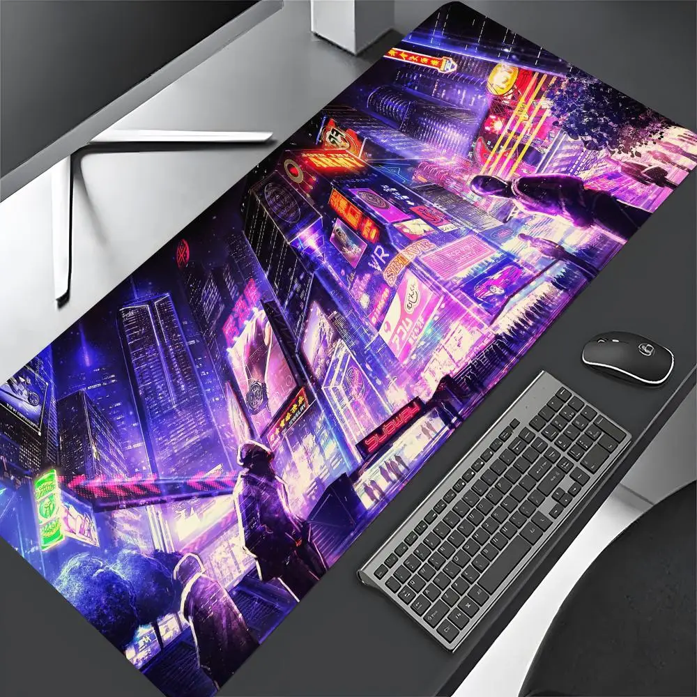 Коврик для мыши Stree японский неоновый 900x400 мм