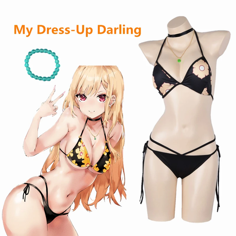 

Аниме мой костюм для косплея, любимый костюм Марин Китагава, сексуальные купальники, костюм на Хэллоуин