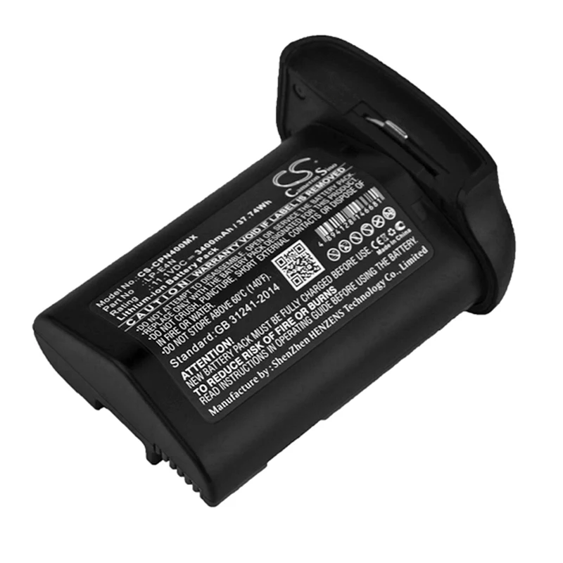 

CS 3400mAh / 37.74Wh battery for Canon EOS-1D Mark IV,EOS-1D MarkIII,EOS-1D X,1Ds Mark III,MR-14EX,MT-24EX LP-E4N
