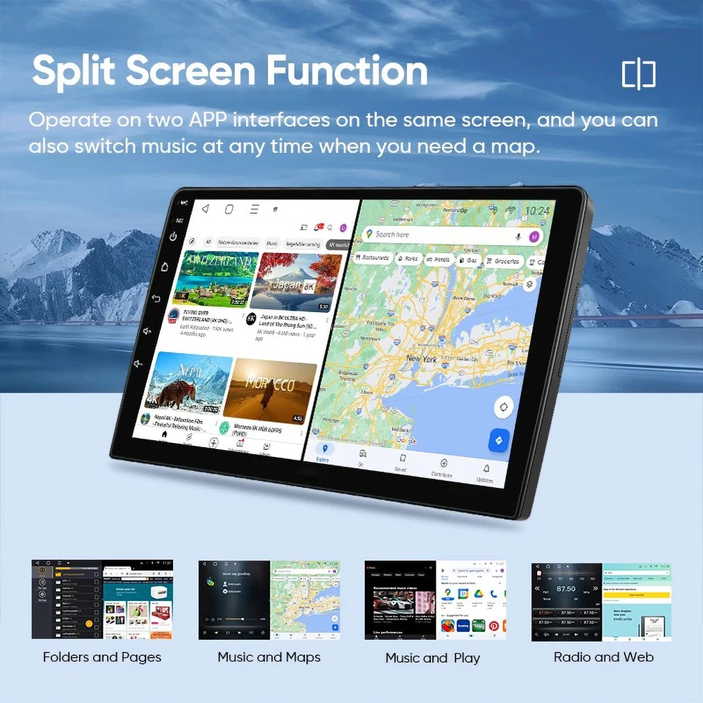 Автомобильный радиоприемник Android 14 Carplay для VW Volkswagen Caddy 2010-2016 навигация GPS авто