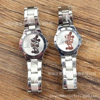 3d children cartoon mickey mouse steel band quartz watch primary and middle school students cartoon watch