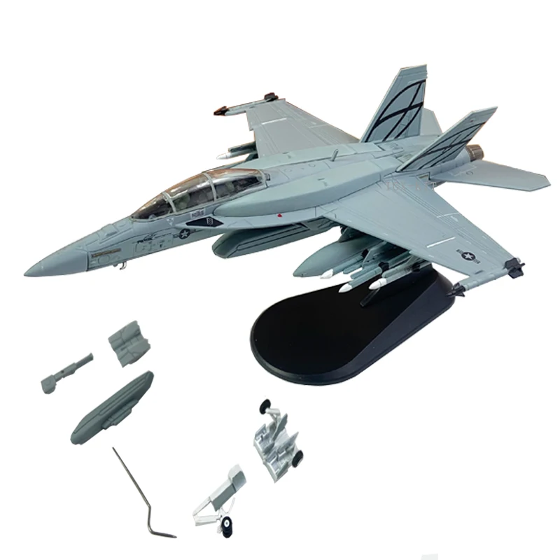 1/100 армия США F/A-18F F-18 Ultimate Hornet F18 корабельный истребитель готовая литая под