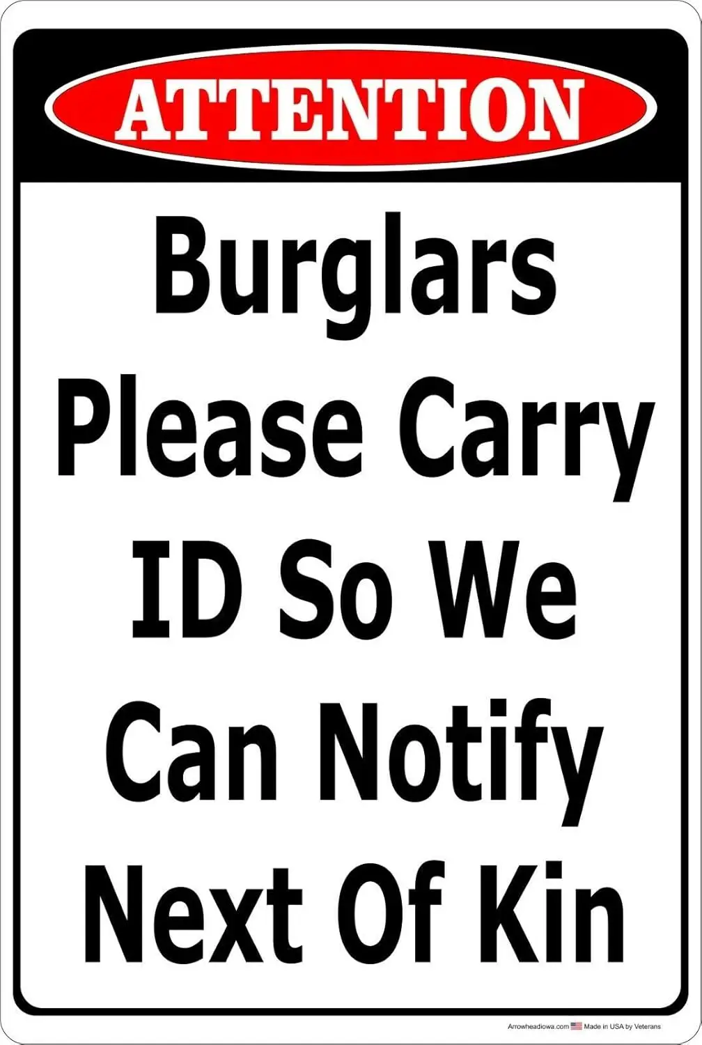 Оловянная вывеска в винтажном стиле ретро внимание злочия пожалуйста переносять