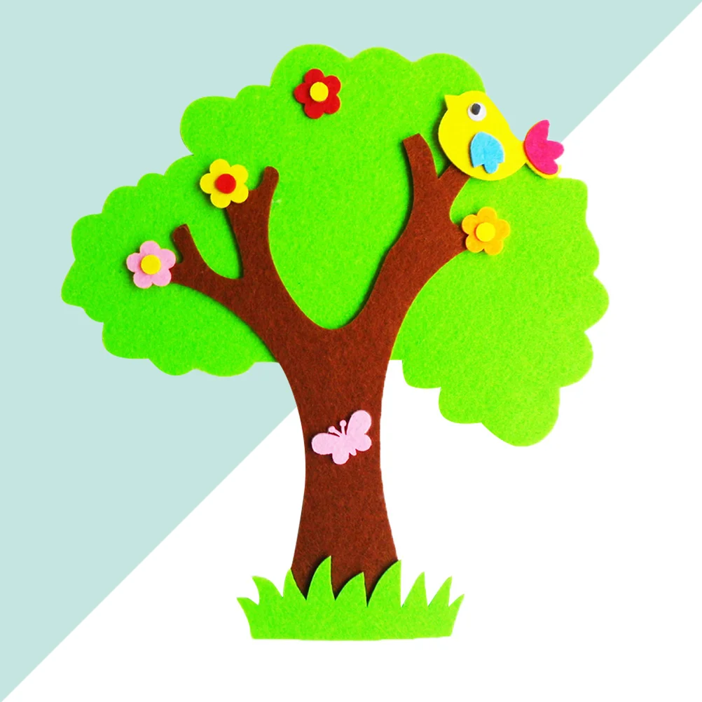 

Felt Wall Sticker Decorative Kindergarten Decoration Stickers Self-adhesive Baby Nursery