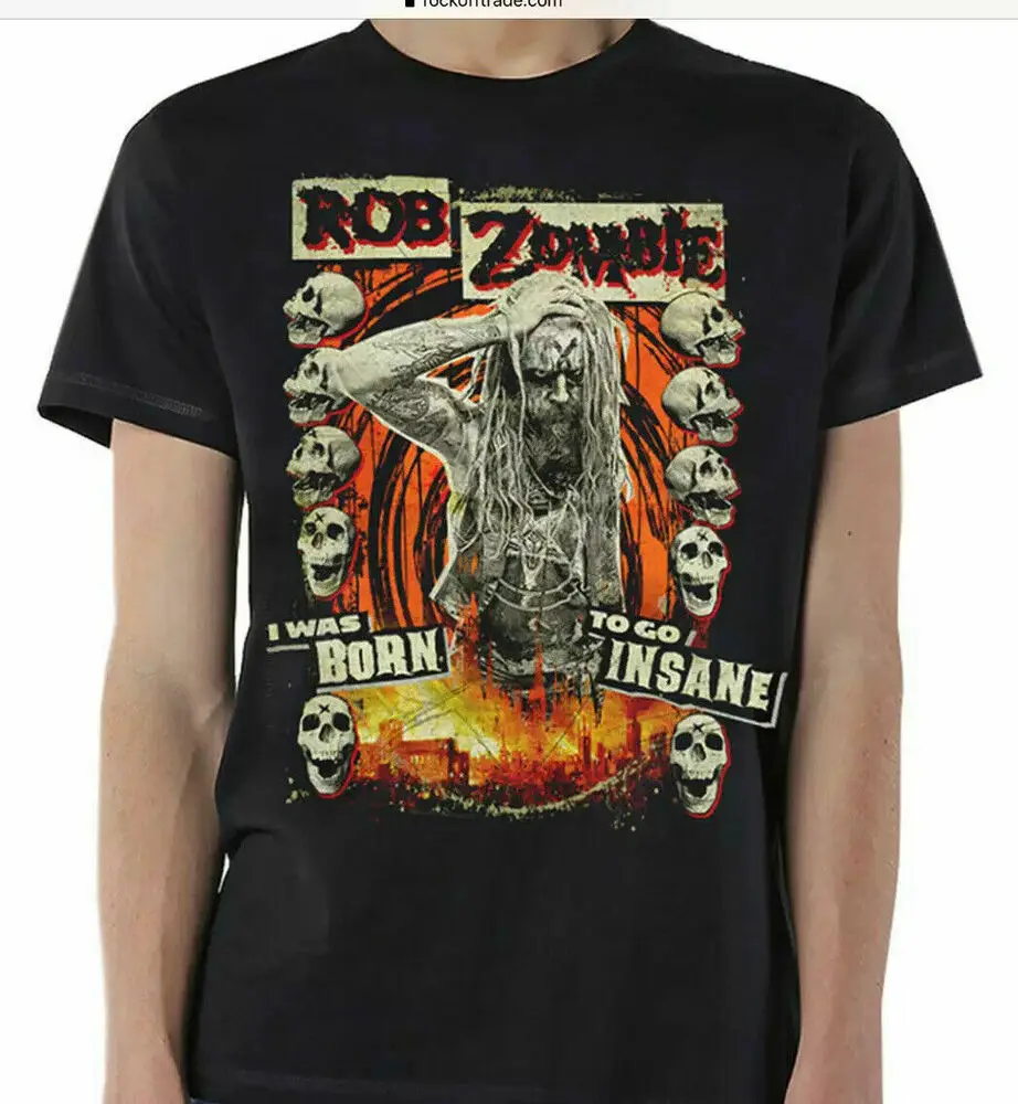 Мужская футболка с принтом Роба Зомби |
