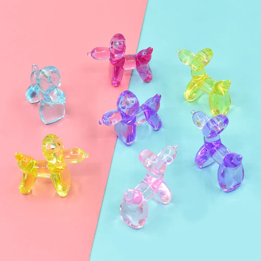 

Cartoon Balloon Dog Kawaii Flatback Cabochon Animals Scrapbooking Crafts Decoration Necklace Earrings Pendant DIY Accessories