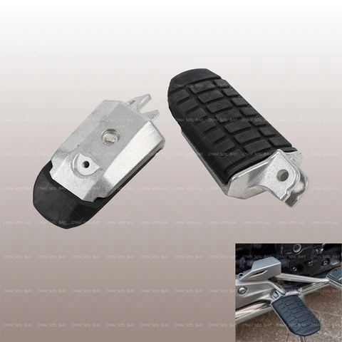 1 пара для Honda Goldwing Gold Wing GL1800 GL 1800 2001-2017 резиновая подножка для мотоцикла, передняя подножка для ног