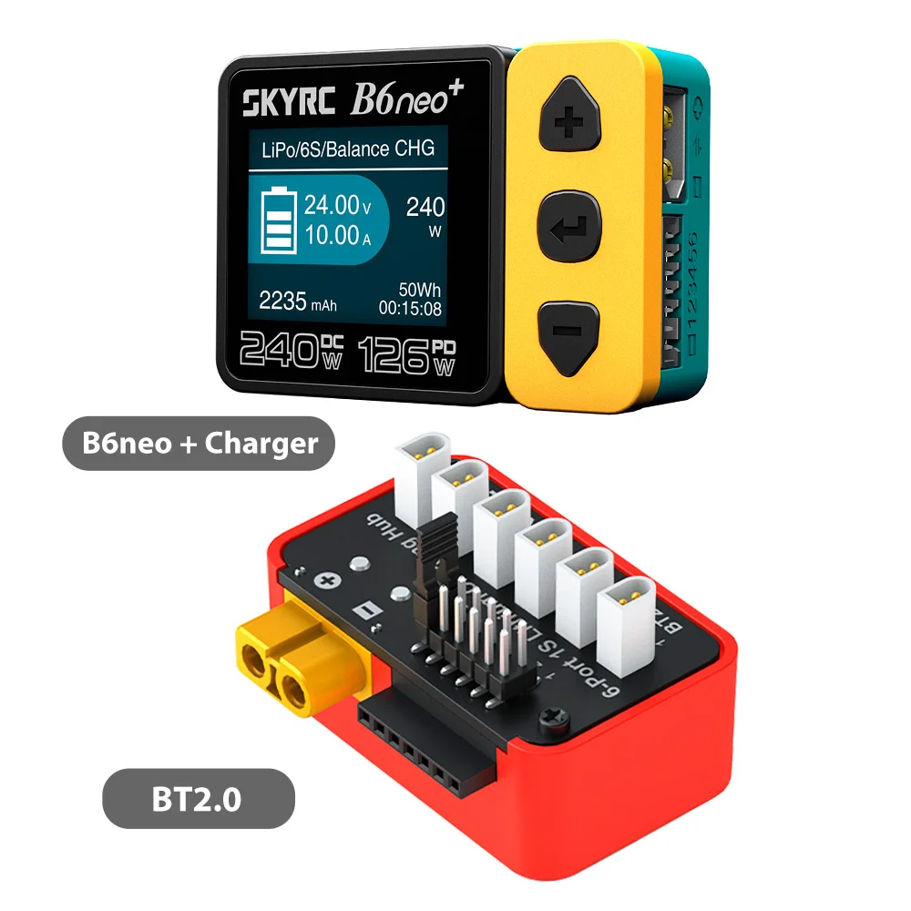 Зарядный хаб SKYRC OSH на 6 портов для LiPo, LiFe, Li-ion, LiHV аккумуляторов, совместим с B6neo, B6ACneo, B6neo+, B6neo 2 (art.: 3920daf131ade) - 3920daf131ade