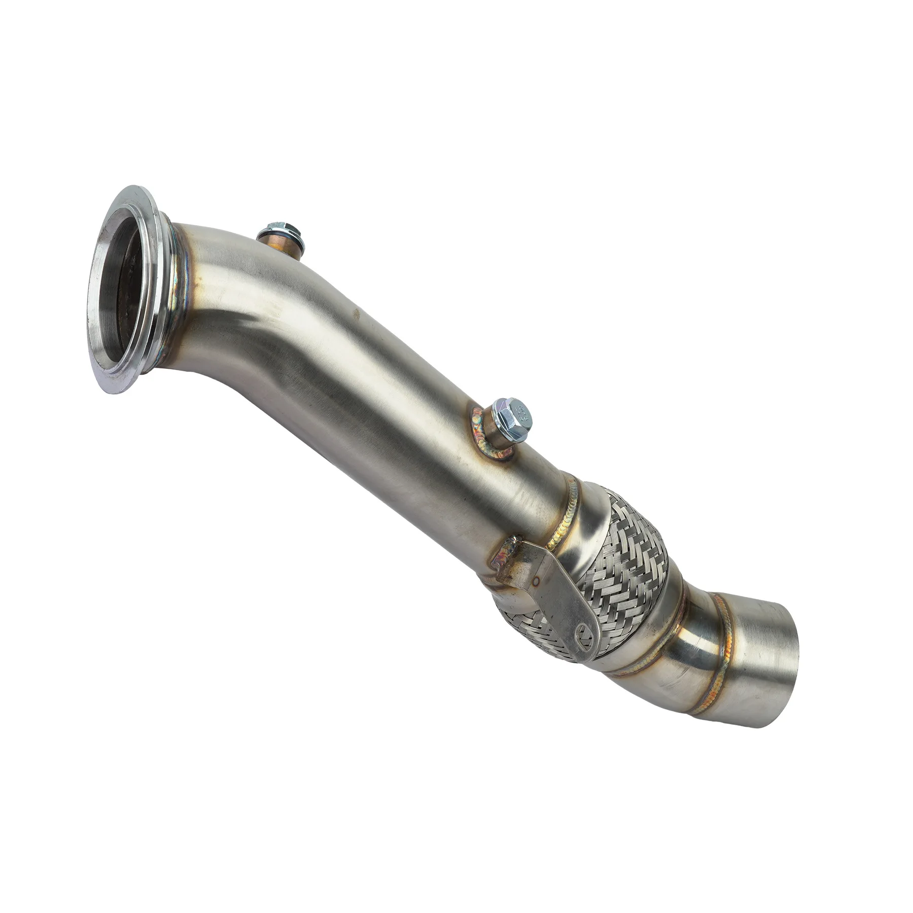 

3,5-дюймовая выхлопная труба N55 Turbo Catless Downpipe для BMW 2010-2015 F01 F06 F07 F10 F11 F12 F13 535i GT 535ix 640i 740i Down Pipe НОВАЯ
