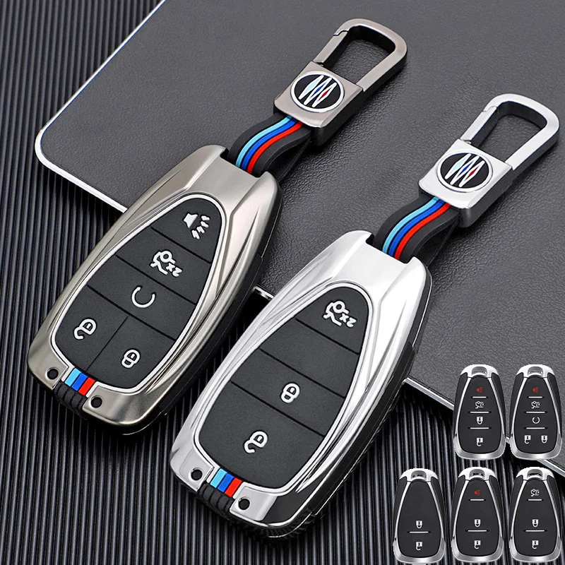 

Чехол для автомобильного ключа из цинкового сплава для Chevrolet Chevy, Camaro, Malibu, Cruze, Spark Volt, Bolt, Trax Sonic 2016-2020, защитный чехол