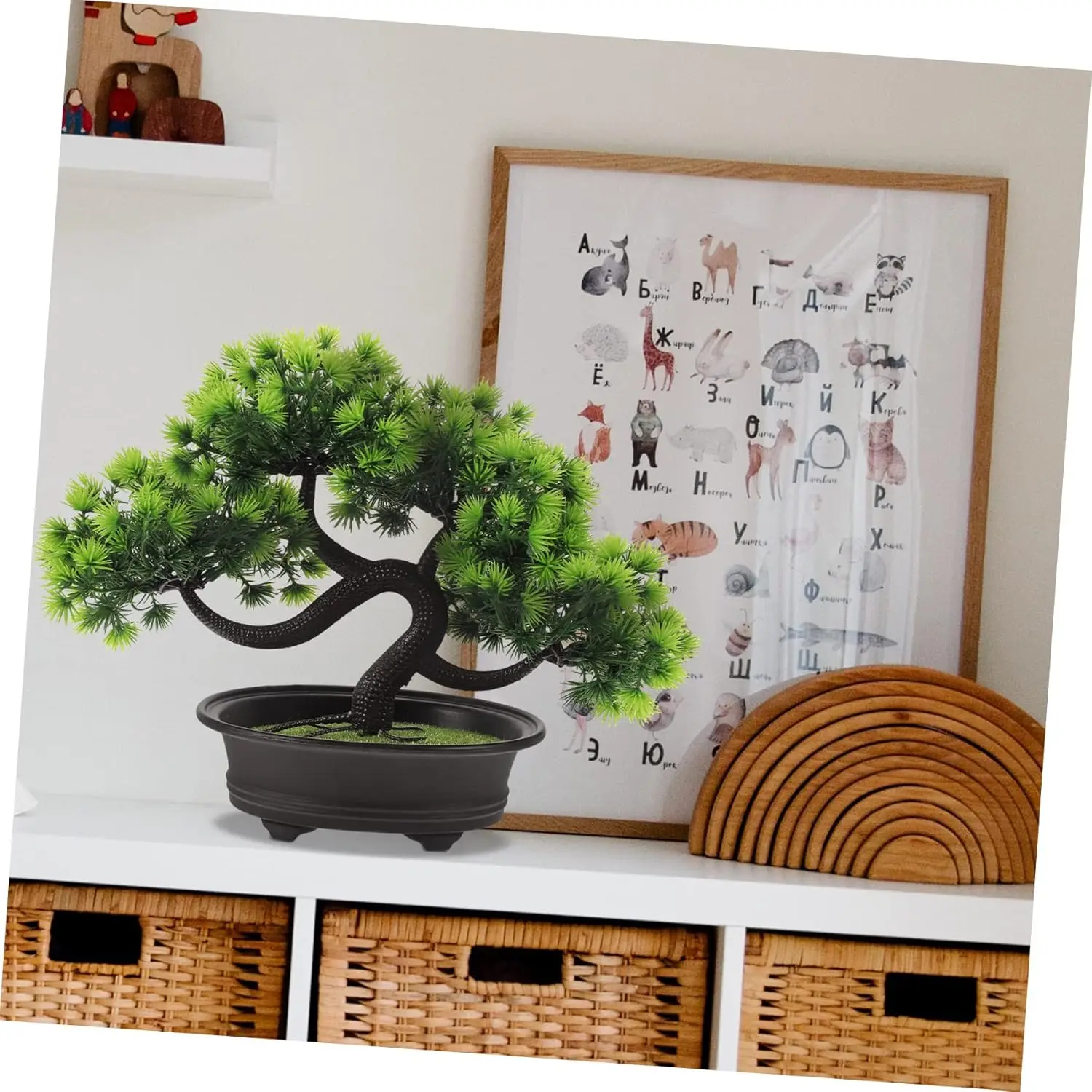Welcome Pine Artificial Bonsai Juniper Tree Potted False Plant Ornaments Pots for Indoor (art.: 3920c9d3fcbdb) - 3920c9d3fcbdb