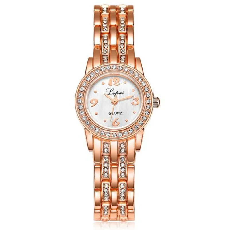 

NO.2 A1408 Rhinestone Watches Women Luxury Ladies Stainless Steel Bracelet Quartz watches Perfect Gift Relogio Feminino