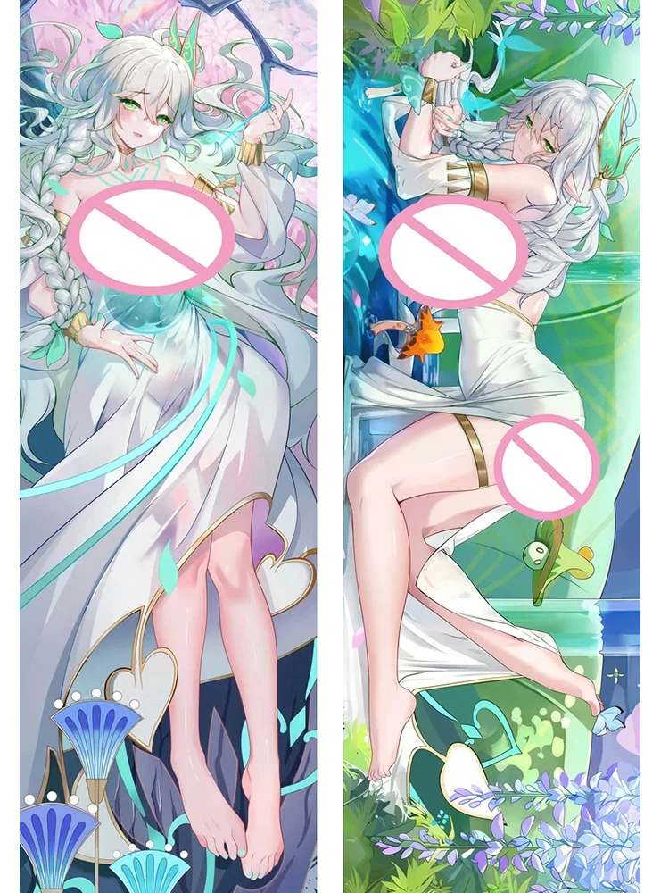 

Genshin Impact The Greater Lord Rukkhadevata Anime Dakimakura Hugging Pillowcases Double-Side Print Otaku Full Body Pillowcase