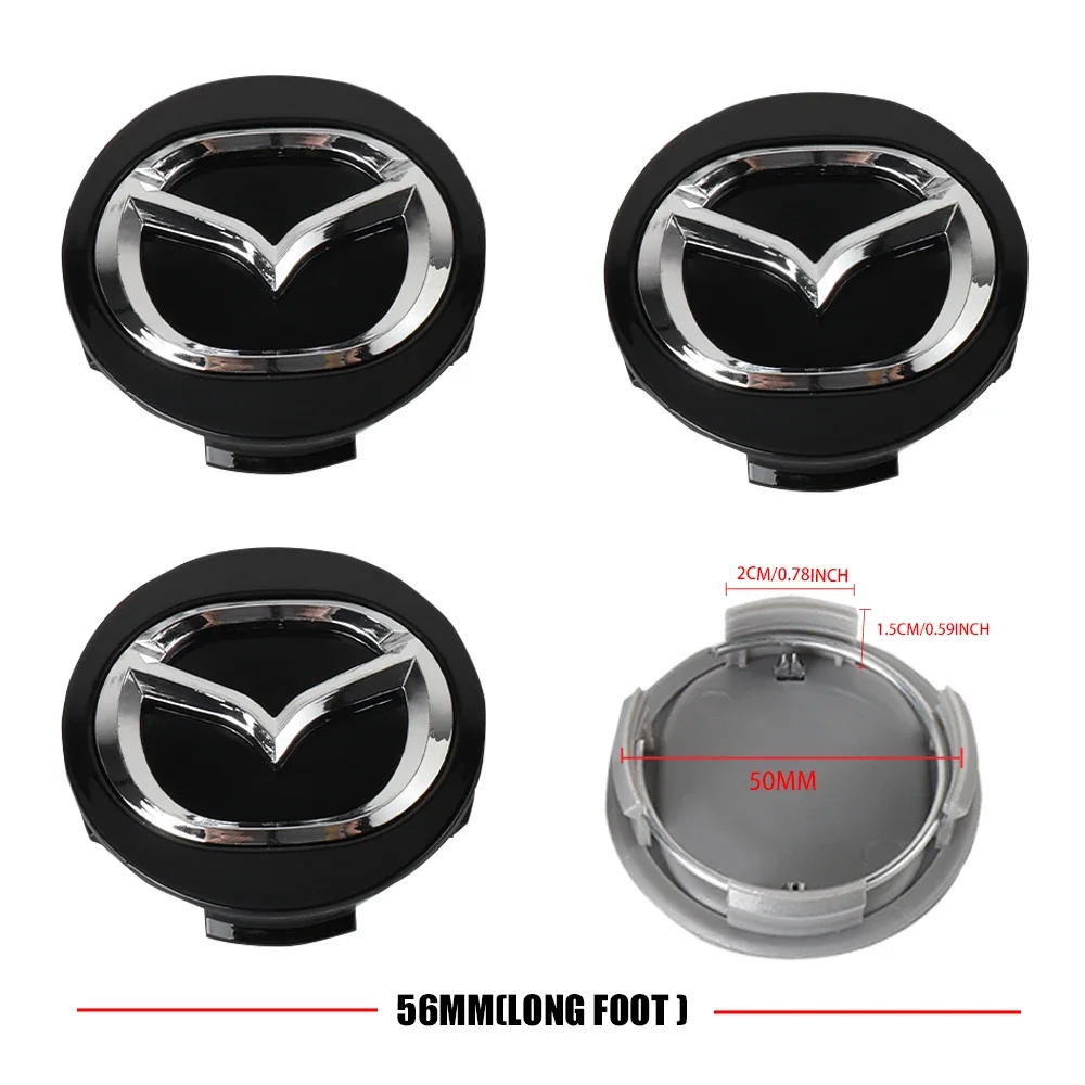 

56 мм, 3d-колпачки для автомобильных колес, для Mazda 3 Bk 6