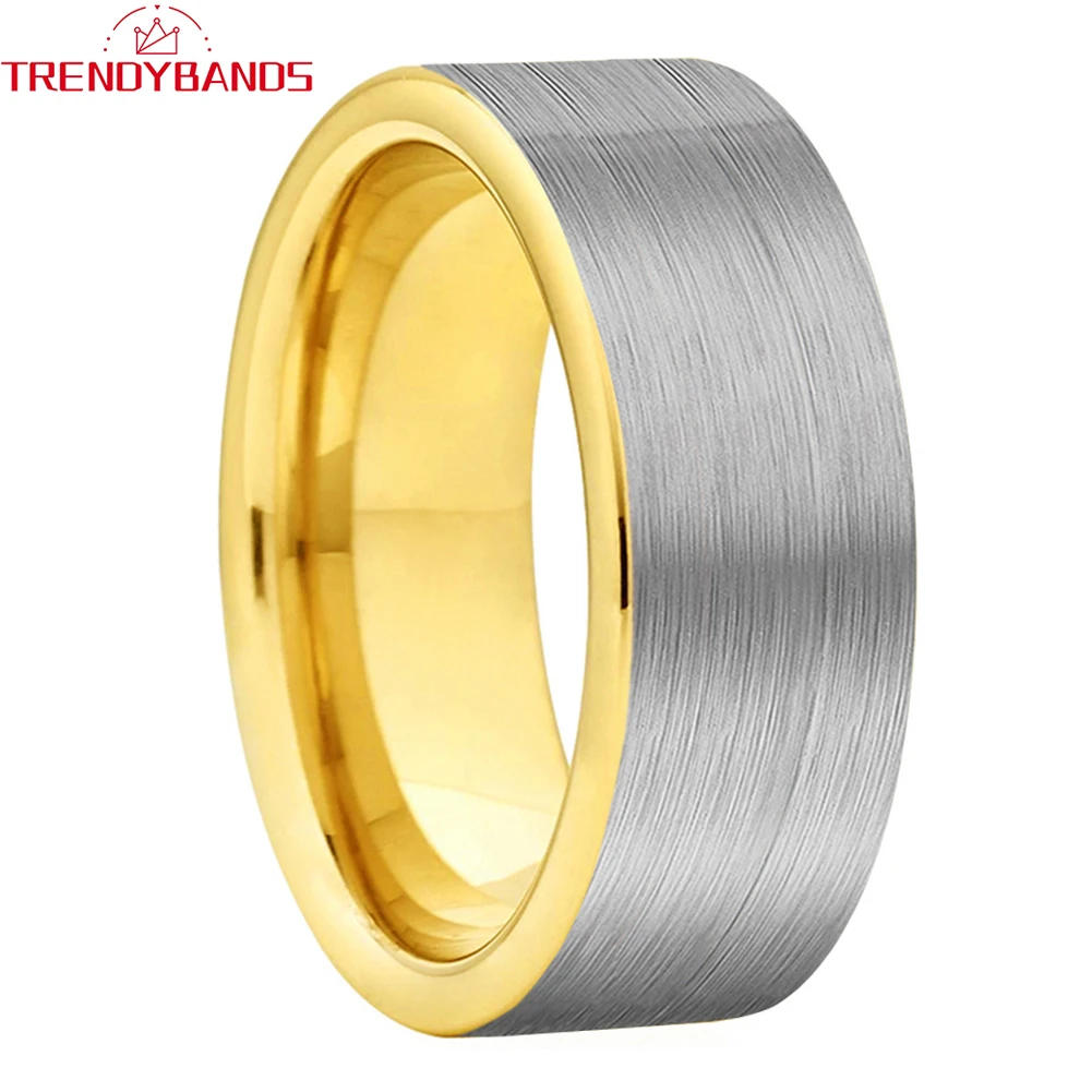 

Dropshipping 6mm 8mm Men's Women's Tungsten Carbide Rings Wedding Band Brushed Finish Couple's Anniversary Gift