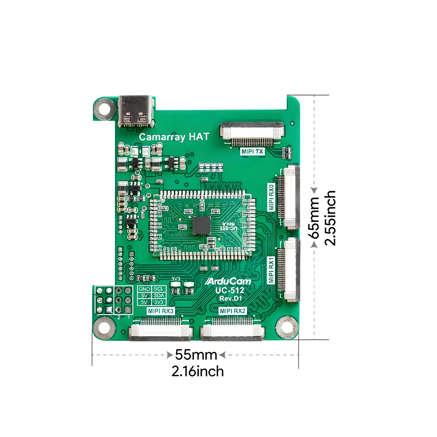 Комплект четырехъядерной камеры Arducam 8 МП * 4 для Raspberry Pi Nvidia Jetson Nano/Xavier NX четыре