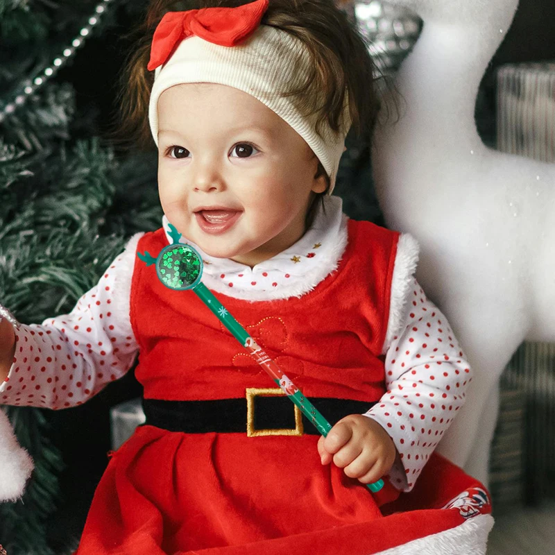 5 шт. подарочная ручка для письма мультяшные рога оленя блестящие блестки гелевые