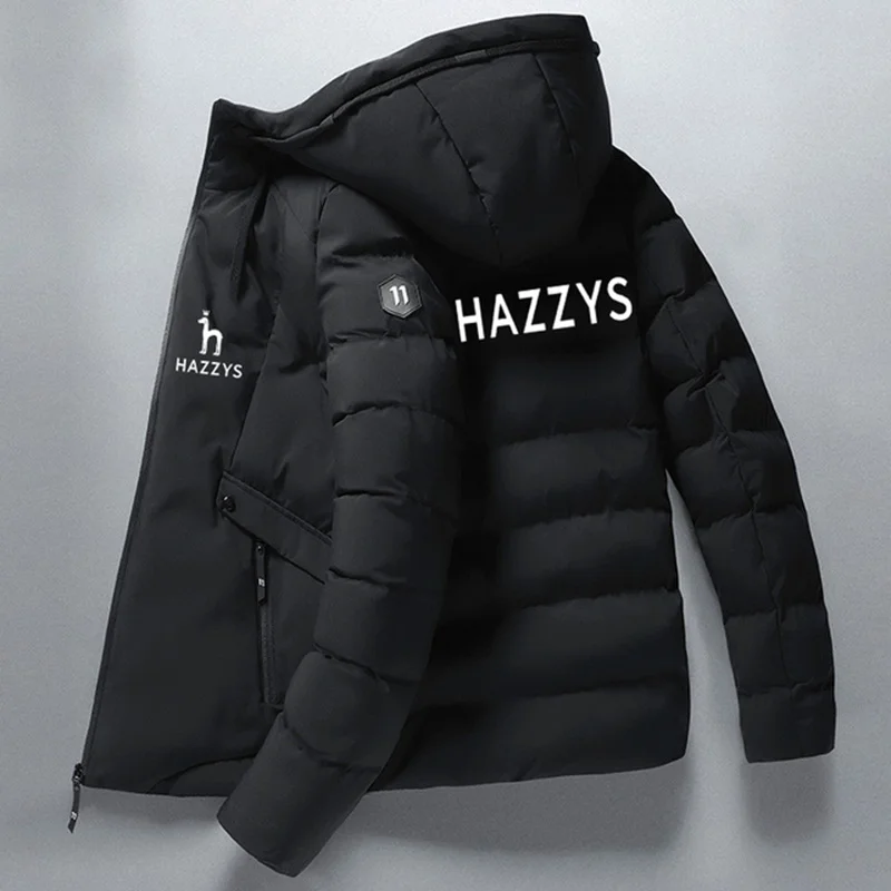

Autumn and Winter 2023 Fashion HAZZYS Warm Hooded Waterproof Wind proof Breathable Jacket Casual High quality K